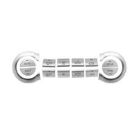 Salpicadero Botón Pegatinas Compatible Con Benz Para Vito Para Metris Para W447 Para W448 Para V260 2016-2023 Pegatina De Parche Para Botón De Temperatura De Aire Acondicionado