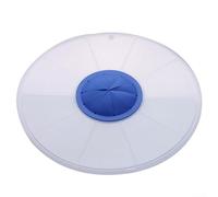 Salpicadero de Silicona para Batidora: Funda Antisalpicaduras Transparente para Bol de para mezcla, Cocina Limpia, Uso para versátil, (Blue)