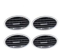 Salpicadero Rejilla Ventilación Para Focus MK2 Rejilla Salida Acondicionado Del Tablero Automóvil Conjunto Boquilla Ventilación A/C 4M51-A014L21-AD 4M51-A014L21-BC Compatible Con(Black B 4pcs)