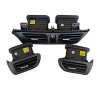 Salpicadero Rejilla Ventilación Para Kia Para K2 Tablero Automóvil Central Izquierda Derecha Aire Acondicionado Panel Instrumentos Rejilla Ventilación CA Conjunto Salida Compatible(Set 3pcs)