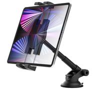 Salpicadero Soporte Tablet Coche, Oilcan Porta Tablet & Teléfono Automóvil Salpicadero con Ventosa Fuerte y Brazo Telescópico, para iPad Pro Air Mini, iPhone, Galaxy, Lenovo, Fire etc (4-12,9")
