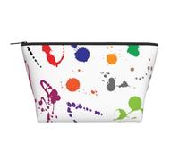 Salpicaduras de Pintura Abstracta Impresas, Bolsa de artículos de tocador Bolsa de Maquillaje Bolsa de cosméticos Bolsa de artículos de tocador de Viaje portátil