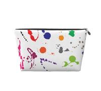 Salpicaduras de Pintura Abstracta Impresas, Bolsa de artículos de tocador Bolsa de Maquillaje Bolsa de cosméticos Bolsa de artículos de tocador de Viaje portátil
