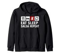 Salsa Bailarina Festival de Danza Latina Salsa Vida Social Club Sudadera con Capucha