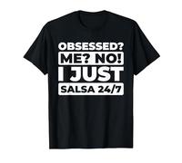 Salsa Baile Latino - Música Caribeña Ritmo Tropical Salsa Camiseta, Hombre, Negro, 5XL