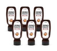 Salsa barbacoa GymBeam Zero (320 ml, paquete de 6)