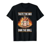 Salsa Barbacoa Sabor la mezcla Sabor Ahumado Amantes de la comida BBQ Camiseta