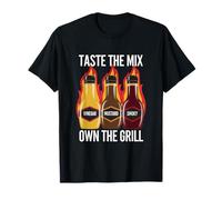Salsa Barbacoa Sabor la mezcla Sabor Ahumado Amantes de la comida BBQ Camiseta