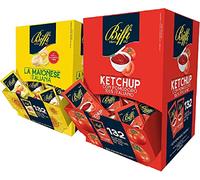 Salsa Biffi Kit Mayonesa y Ketchup Monoportion Salces 264 sobres de 10 g