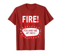 SALSA CALIENTE Grupo Halloween SALSA DE FUEGO Me Tenías En Taco Camiseta