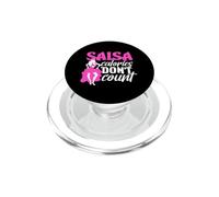 Salsa Calories Don't Count Vibrant Dance Statement PopSockets PopGrip para MagSafe