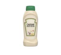 Salsa César Cremosa para Ensalada - Aderezo con Queso Parmesano y Ajo - Formato Familiar 800 ml - Elaborada con Huevos de Gallinas Camperas - NEXU