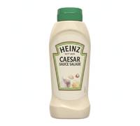 Salsa César Cremosa para Ensalada - Aderezo con Queso Parmesano y Ajo - Formato Familiar 800 ml - Heinz - Elaborada con Huevos de Gallinas Camperas - NEXU