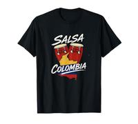 Salsa Colombiana Musica Bandera Colombiana Orgullo Parcero Camiseta