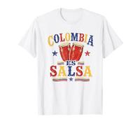 Salsa Colombiana Musica Bandera Colombiana Orgullo Parcero Camiseta