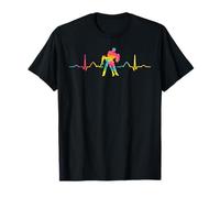 Salsa Dance Latin Heartbeat para Salsero y Salsera Camiseta