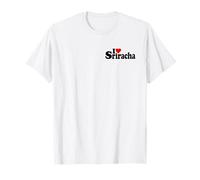 Salsa DE Chili Picante I Love Heart Sriracha Camiseta