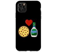 Salsa de condimentos Divertidos para Amantes de la Pizza con aderezo Ranchero Carcasa para iPhone 11 Pro MAX