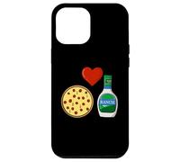 Salsa de condimentos Divertidos para Amantes de la Pizza con aderezo Ranchero Carcasa para iPhone 12 Pro MAX