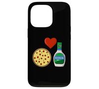 Salsa de condimentos Divertidos para Amantes de la Pizza con aderezo Ranchero Carcasa para iPhone 13 Pro