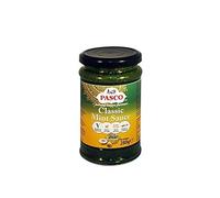 Salsa de menta clásica inglesa 280 g en frasco de cristal, ideal para cordero, kebab y carnes a la parrilla, condimento refrescante para marinados y salsas