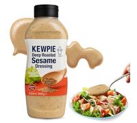 Salsa de Sésamo tostada, Salsa sin gluten, popular en cocina japonesa, Sabor umami, Ideal para usar como añiño en ensaladas, topping para poke, bowls o como salsa para noodles frios, 1 bote de 930 ml