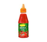 Salsa de tomate en botella exprimible de 250 g, salsa for mojar for sushi y freír, condimento casero, agridulce, fácil de controlar(1 bottle(250g))