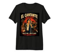 Salsa El Cantante Modo Retro Latino Dance Música Camiseta Premium