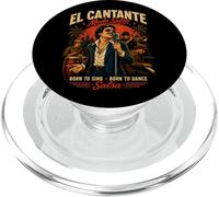 Salsa El Cantante Modo Retro Latino Dance Música PopSockets PopGrip para MagSafe