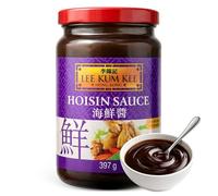 Salsa Hoisin, salsa Lee Kum Kee, Sabor Dulce y especiado, con notas de soya fermentada y ajo, Contiene Gluten, Para Salteados estilo asiático, dim sum, rollitos primavera, Contiene 1 bote de 397 g