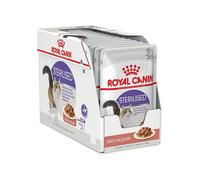 Royal Canin Sterilised comida húmeda en salsa para gato adulto esterilizado - Pack 12 x Bolsa de 85 gr