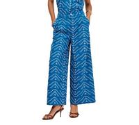 Salsa Jeans 21011179 Cropped Wide Leg High Waist Pants S