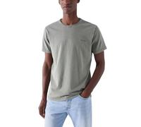Salsa Jeans Camiseta Manga Corta Raw Edge Slim fit para Hombre Hombre Color: 520 Medium Green Talla: L