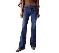 Salsa Jeans de maravilla push up con cinturón, azul, 54
