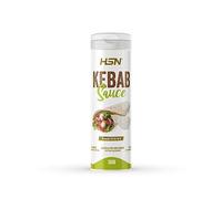 Salsa Kebab - 0% Grasa, 100% Sabor - de HSN | 350 g = 35 Tomas por Servicio | Baja en Azúcares y Calorías | Mínimo empleo de aditivos | Tapón Antigoteo | Apto Dietas Veganas, Keto y Sin Gluten
