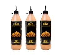 Salsa Leo Boeck -Salsa BRAVA- 3 BIBERONES 750ml