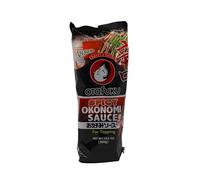 Salsa Okonomi Japonesa 300 g en tubo Dosificador tipo Okonomiyaki Takoyaki Sabor dulce umami toque ahumado y ligero picante Apta veganos