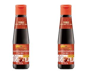 Salsa para Dumplings estilo chino 207 ml en botella de vidrio, dip para gyozas wonton bao y rollitos, sabor salado ácido con toque picante, ideal para mojar y cocinar