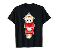 Salsa Picante Kewpie Baby Picante Fuego Camiseta gráfica económica, Hombre, Negro, XL