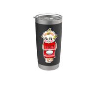 Salsa picante Kewpie Baby Picante Fuego Vaso térmico de acero inoxidable de doble pared
