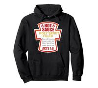 Salsa Picante Llena del Espíritu Santo Recibirá Poder Sudadera con Capucha