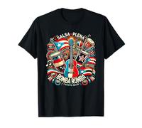 Salsa Plena Bomba Rumba Baile Puertorriqueño Camiseta