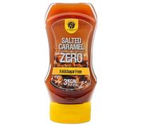 Salsa Rabeko Zero - caramelo salado, 1 x 350 ml - productos saludables bajos en carbohidratos con calorías y grasas reducidas para ensaladas, patatas fritas y hamburguesas - sin gluten ni lactosa