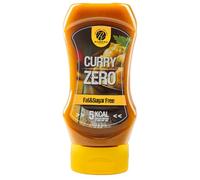 Salsa Rabeko Zero - Curry, 1 x 350 ml - productos saludables bajos en carbohidratos con menos calorías y menos grasa para ensaladas, patatas fritas, hamburguesas - sin gluten ni lactosa