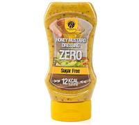 Salsa Rabeko Zero - mostaza y miel, 1 x 350 ml sin azúcar y baja en grasas - productos saludables bajos en carbohidratos con menos calorías y grasas para ensaladas y patatas fritas