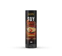 Salsa Soja - 0% Grasa, 100% Sabor - de HSN | 350 g = 35 Tomas por Servicio | Baja en Azúcares y Calorías | Mínimo empleo de aditivos | Tapón Antigoteo | Apto Dietas Veganas, Keto
