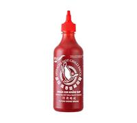 Salsa Sriracha Tom Yum tailandesa 455 ml sin gluten y vegana, picante con lemongrass y lima kaffir, ideal para noodles, wok, marinados y dips