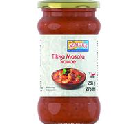 Salsa Tikka Masala 285 g en frasco de cristal, curry medio picante para pollo y recetas indias rápidas, sabor suave especiado y aromático
