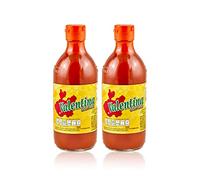 Salsa Valentina salsa picante chilli mexicana caliente / salsa picante / (pack de 2 unidades) - 370 ml cada uno, sin gluten, sin grasa y sin azúcar, salsas picantes set de regalo