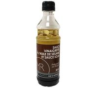 Salsa vinagreta de aceite de sésamo y salsa de soja - Fabricado en Francia - MR - Botella de 350 ml